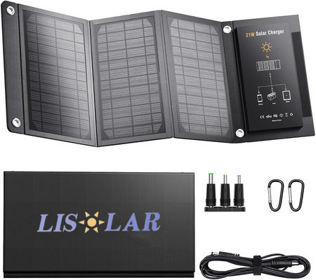 Lichtgewicht Solar Folding Bag 21W Solar Charger Opvouwbare oplaadoplossing
