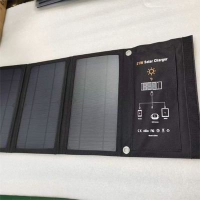 21W draagbare vouwbare zonnepanelen handtas voor kamperen